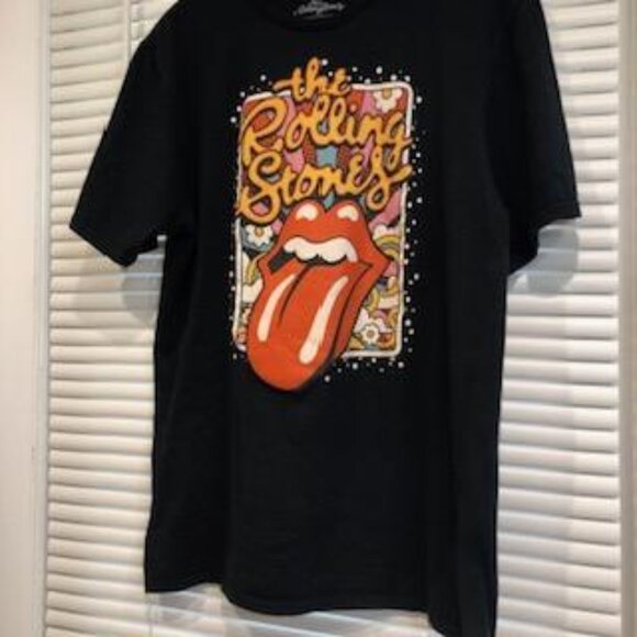 The Rolling Stones Unisex Black Graphic T-Shirt Size L Pre-Owned. - Picture 14 of 14